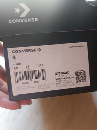 Converse plataforma blancas Talla 35