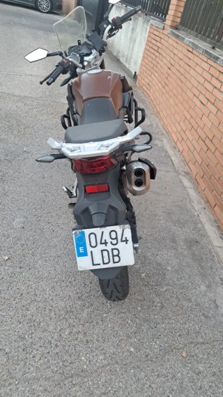 Macbor M125 Moto Negra y Marrón