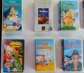 VHS Películas Disney Clásicos