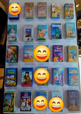 VHS Películas Disney Clásicos