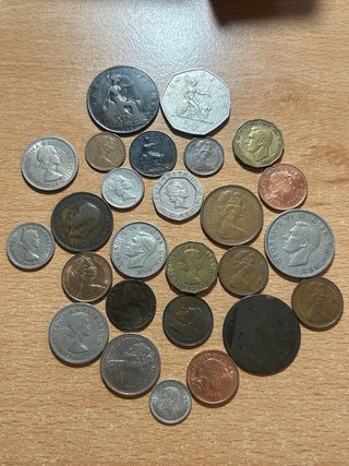 Colección de 50 Monedas Inglesas (UK)