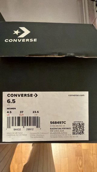 Converse negras plataforma