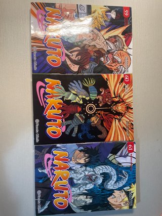 Naruto tomo 59, 60 y 61