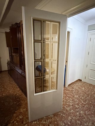 Puertas blancas con cristal