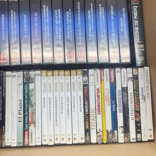 Lote VHS y DVD precintados y desprecintados