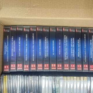 Lote VHS y DVD precintados y desprecintados
