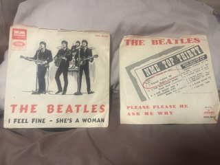 2 Discos Vinilo The Beatles (Singles)