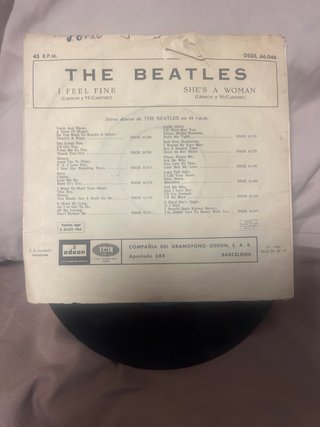 2 Discos Vinilo The Beatles (Singles)