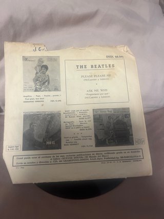 2 Discos Vinilo The Beatles (Singles)