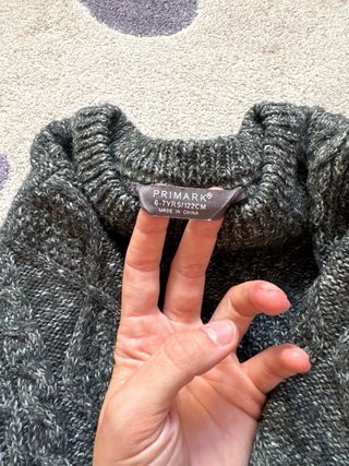 Jersey de Lana para Niño 6-7 Años
