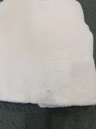 Abrigo de Pelo Benetton Niña Talla 3-4