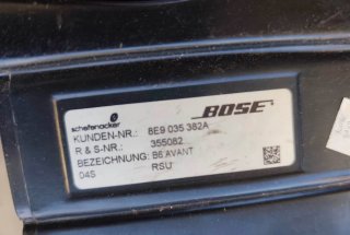 Sistema de Sonido Bose Audi A4 B6