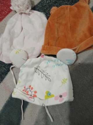 Set de 3 Gorros para Niña