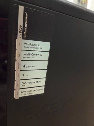 Pc Acer Aspire i5 Nvidia