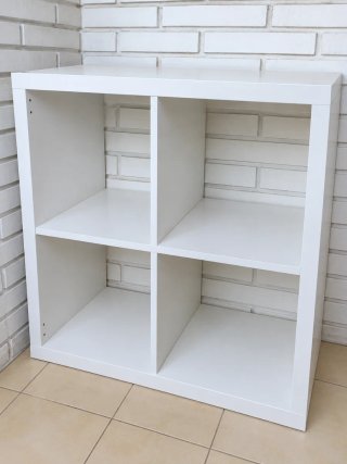 Estantería Ikea 4 cubos blanca