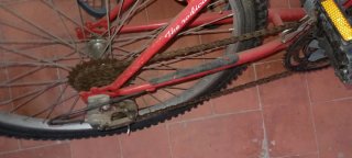 Bicicleta de Montaña Infantil Roja