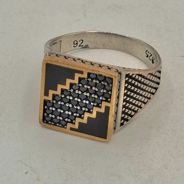 Anillo de Plata 925 con Esmalte y Circonitas