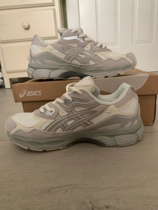 Asics Gel Kayano Talla 40 Gris Blanco