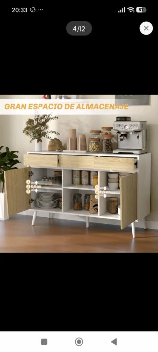 Aparador Auxiliar para Salón o Cocina
