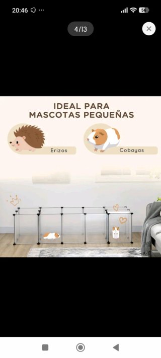 Parque Modular para Animales Pequeños