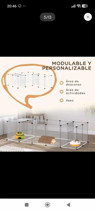 Parque Modular para Animales Pequeños