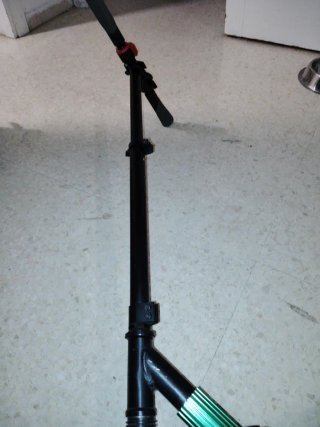 Patinete Scooter Negro y Verde