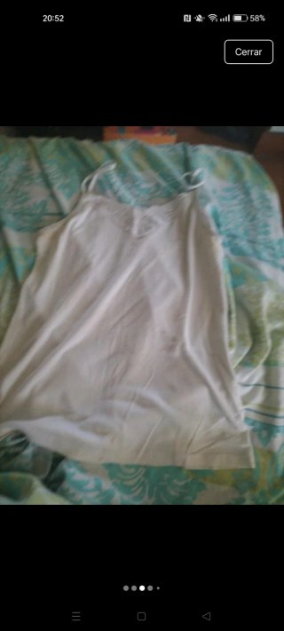 Camiseta de tirantes blanca