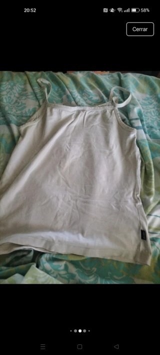 Camiseta de tirantes blanca