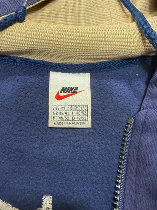 Chaqueta Nike Vintage Azul y Beige