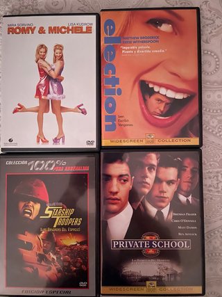 Lote 4 Películas DVD (Comedia y aventura)