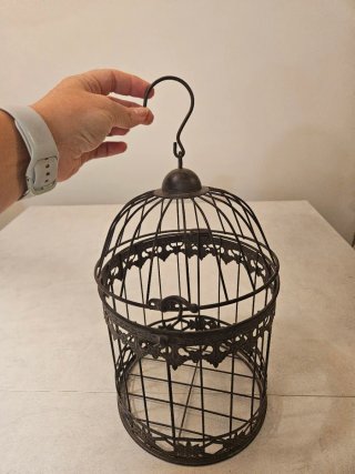 Jaula decorativa de metal