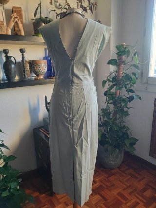 Vestido de cóctel midi verde