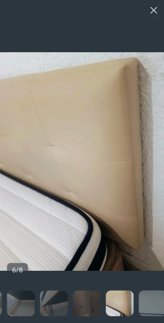 Cabecero Tapizado Beige