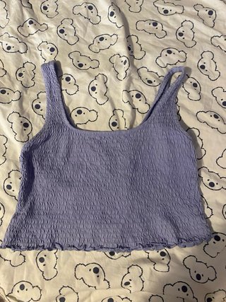 Top Azul Easy Wear