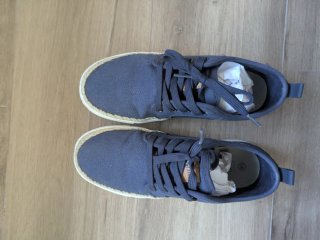 Zapatos Blucher Lona Seven Five Azul Talla 38