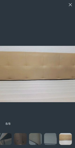 Cabecero Tapizado Beige