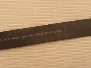 Cinturón Negro Levi's talla 80