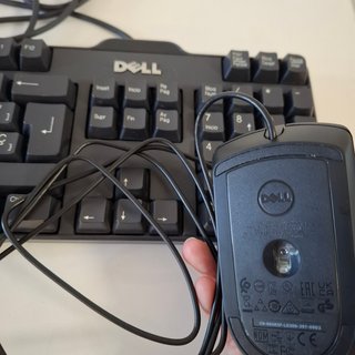Pack Teclado y Ratón Dell USB Negro