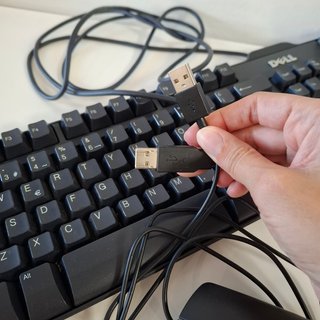 Pack Teclado y Ratón Dell USB Negro