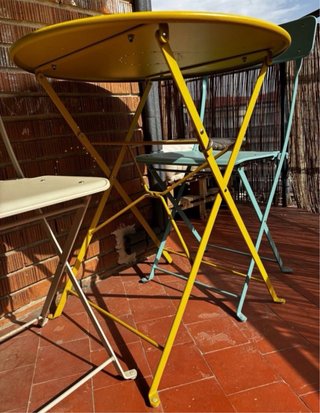 Mesa y 3 Sillas Exterior Ikea