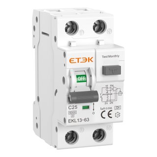 Diferencial RCBO 2P 25A 30mA Tipo A Inmunizado