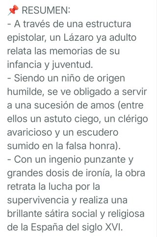 Libro: Lazarillo de Tormes.