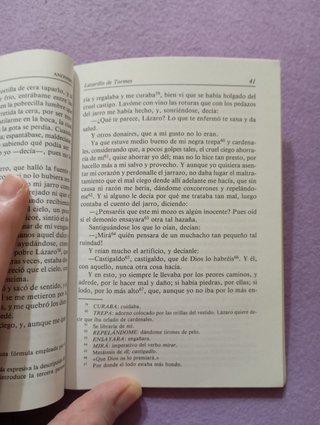 Libro: Lazarillo de Tormes.