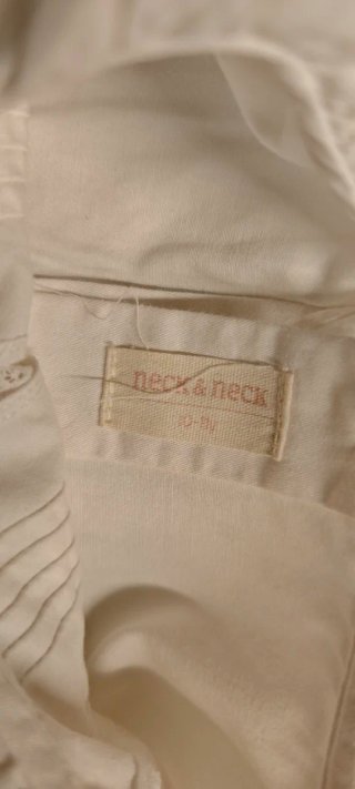 Blusa Niña Neck&Neck Blanca T.10