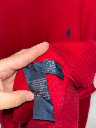 Jersey Polo Ralph Lauren Rojo Talla L