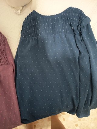 Conjunto 2 Blusas Morada y Azul