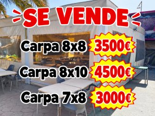 Carpa 8x8m - 3500€
