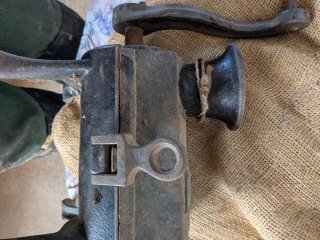 Molino Picadora Antiguo de Hierro Fundido