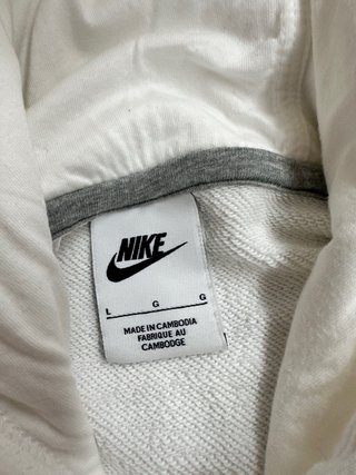 Hoodie Nike Branca Tamanho L