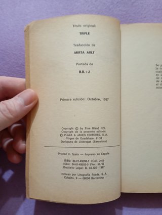 Libro: Triple.